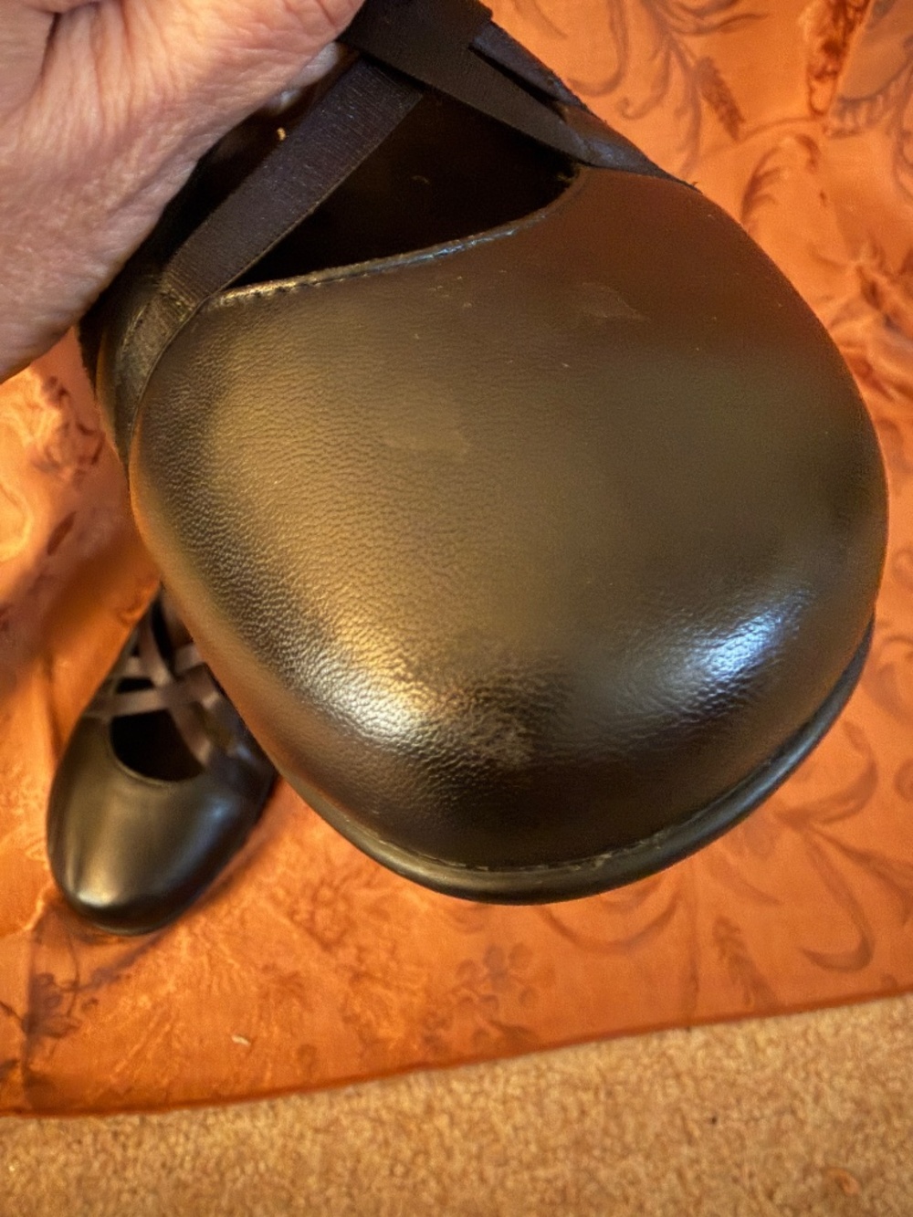 Vionic Claire Black Slip On Leather Flat Mule Size 9 - Picture 14 of 15